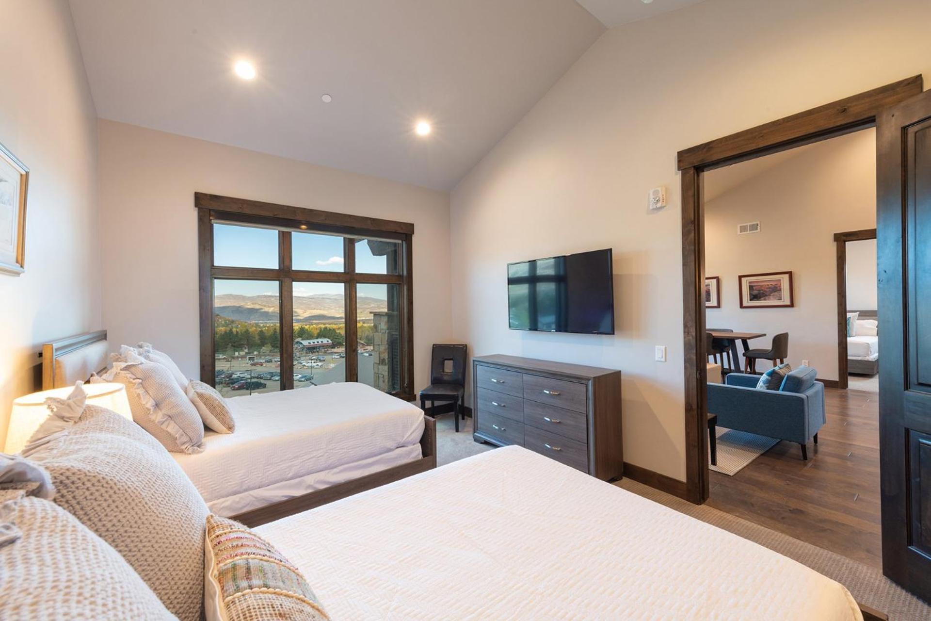 Blackstone Luxury 2Br, Walk To Skiing At Cabriolet, Mountain View, Shared Pool And Hot Tub, Gym بارك سيتي المظهر الخارجي الصورة